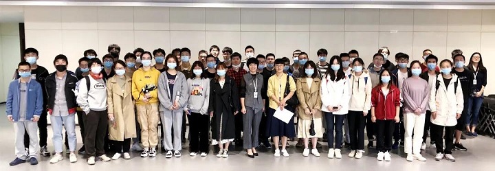 热烈欢迎常熟理工师生一行莅临江苏铂莱国际参观交流