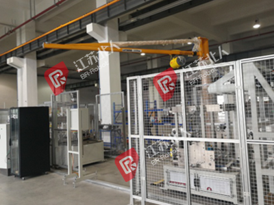 Assembly line of front subframe of automobile chassis Assembly line of front subframe of automobile chassis